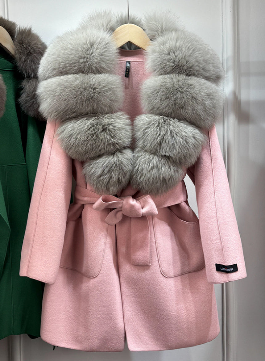 Blush Frost Cashmere Jacket