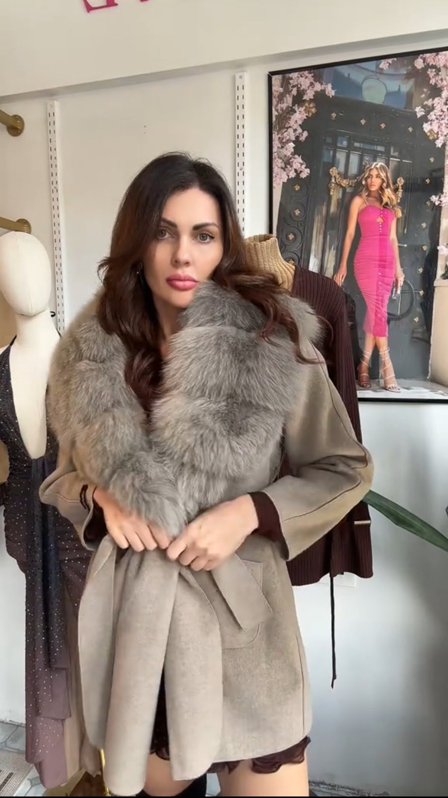 Gray Frost Cashmere Jacket