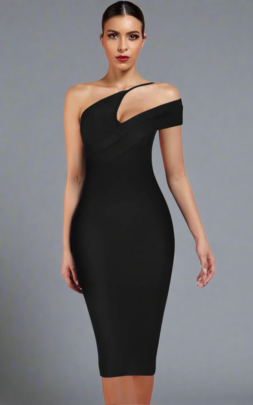 Eterna Noir Bandage Dress