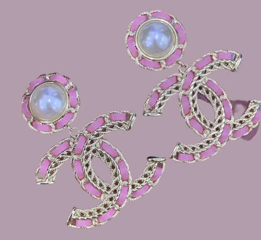 CC Logo inspired earrings