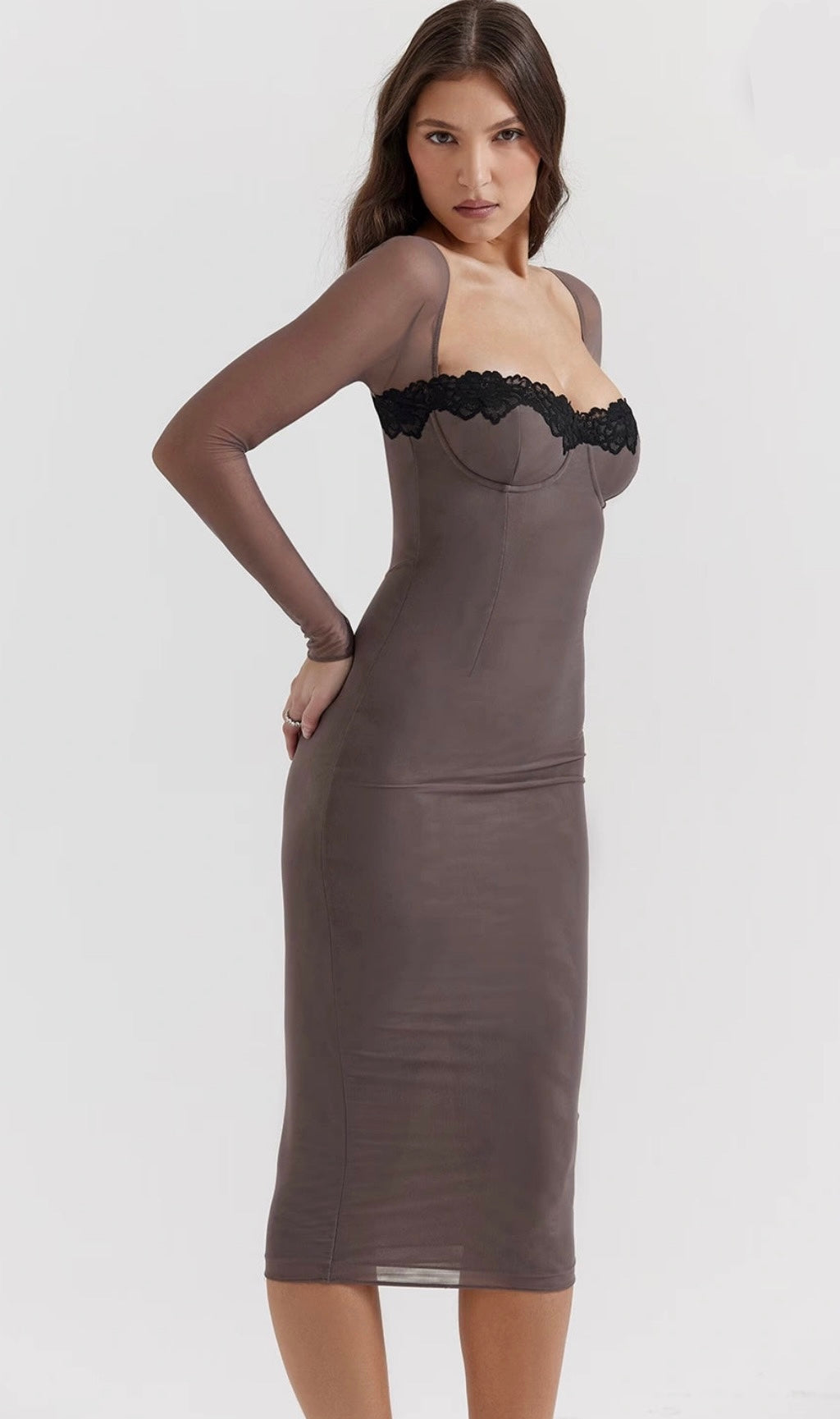 Midnight Mist Corset Dress