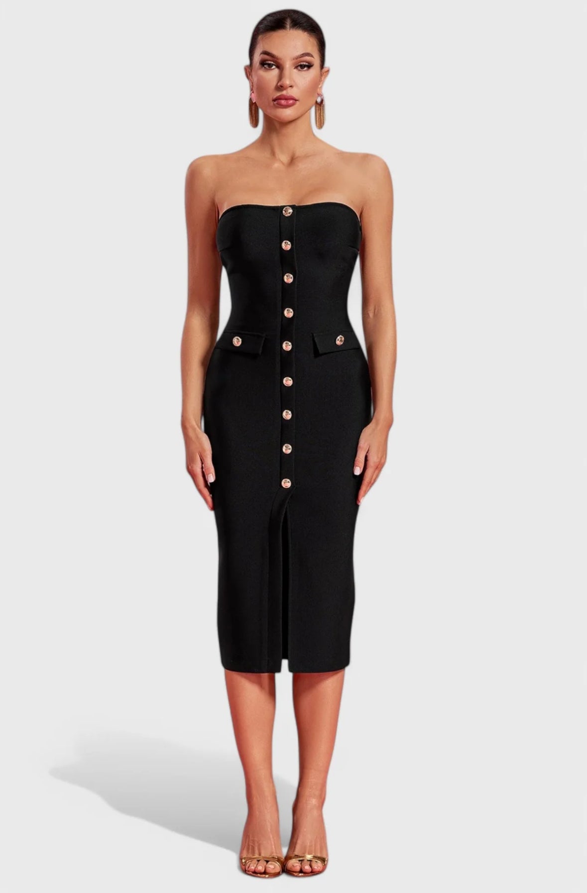 Midnight Luxe Bandage Dress