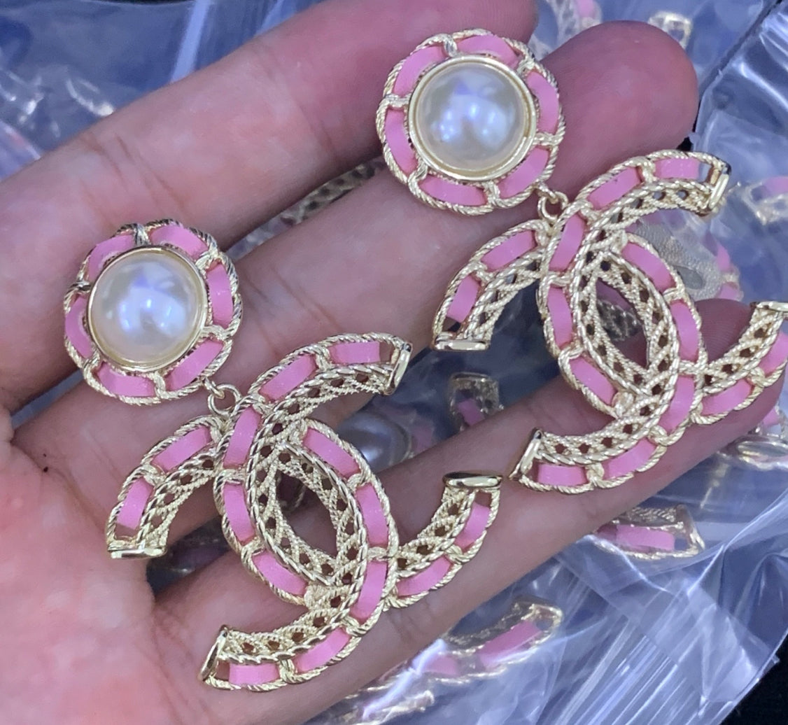 CC Logo inspired earrings