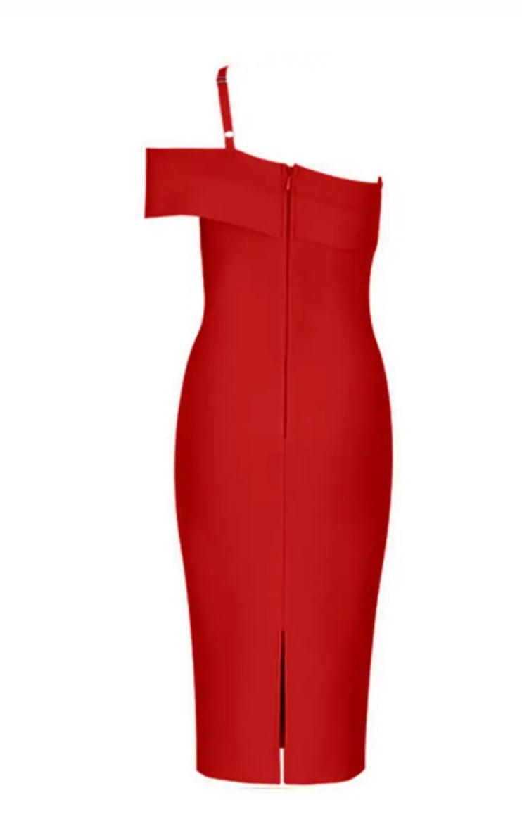 Red Muse Bandage Dress