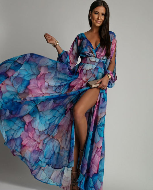 Kelsey Chiffon maxi dress